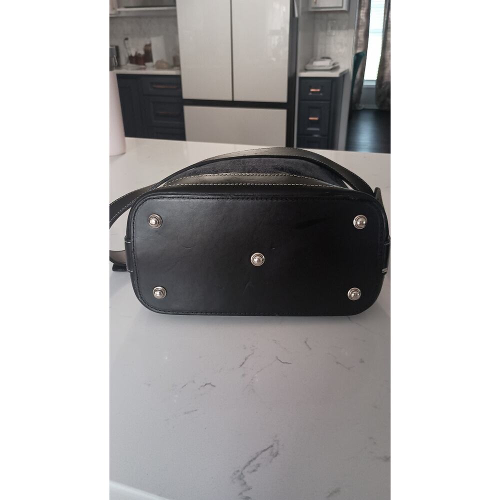 Dooney & Bourke Vintage Signature Collection Bucket bag black gray heritage chic - Picture 8 of 11